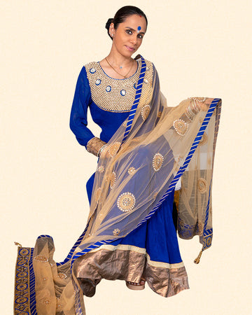 Royal Blue Frock Suit