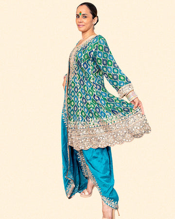 Peacock Umbrella Suit