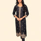 Black Silk Suit Set