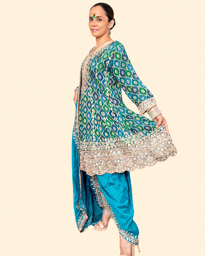 Peacock Umbrella Suit