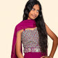 Royal Purple Preteen Lehnga