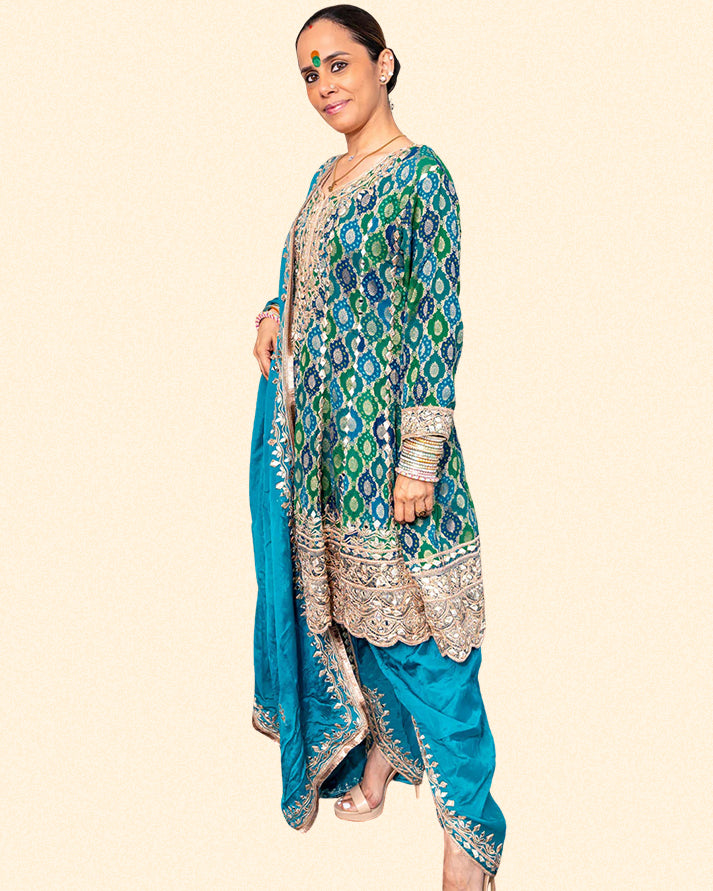 Peacock Umbrella Suit