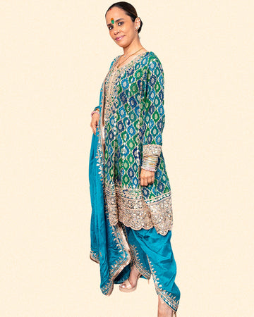 Peacock Umbrella Suit