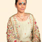 Elegant Crimson Frock Suit