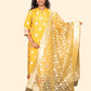 Lime Yellow Silk Suit