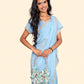Light Blue Georgette Saree