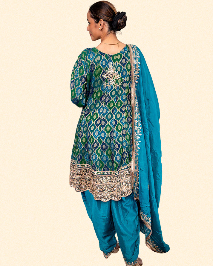 Peacock Umbrella Suit