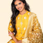 Lime Yellow Silk Suit