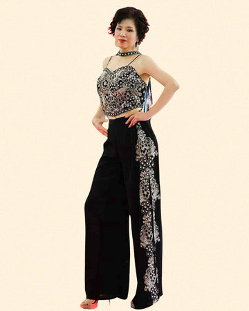 Cotton Silk Sequin Outfit